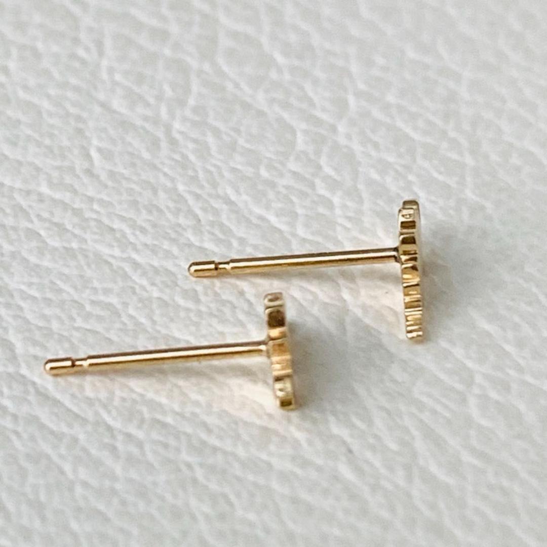 希少 ブルーム k10 ピアス 恐竜 怪獣 gold ステゴザウルス ゴールド