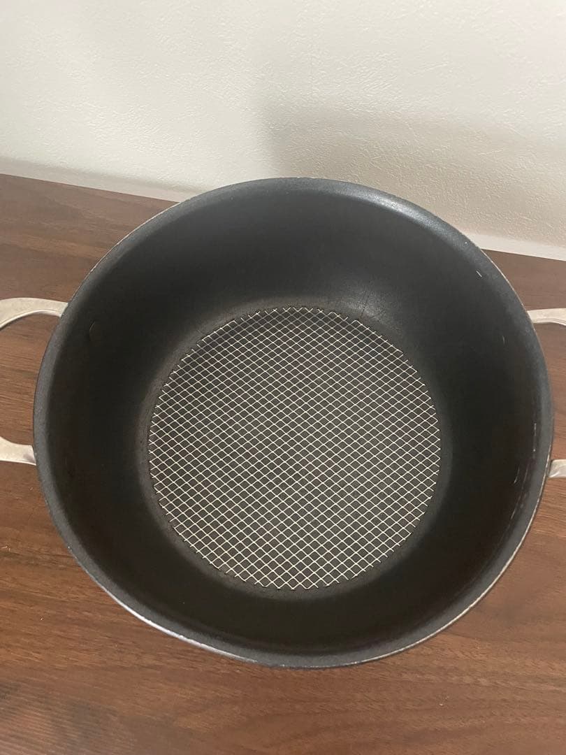 ANOLON 両手鍋 24cm（約10インチ）ガラス蓋付き