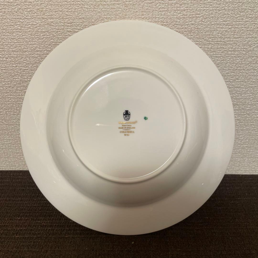 ウェッジウッド　コロンビア　パウダールビー　スーププレート