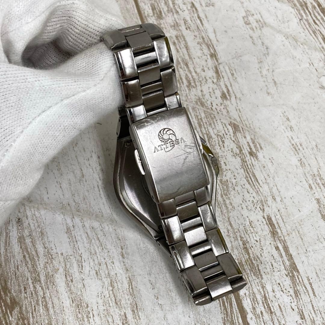 rw-2186) CITIZEN ATTESA 腕時計 電波ソーラー アナログ