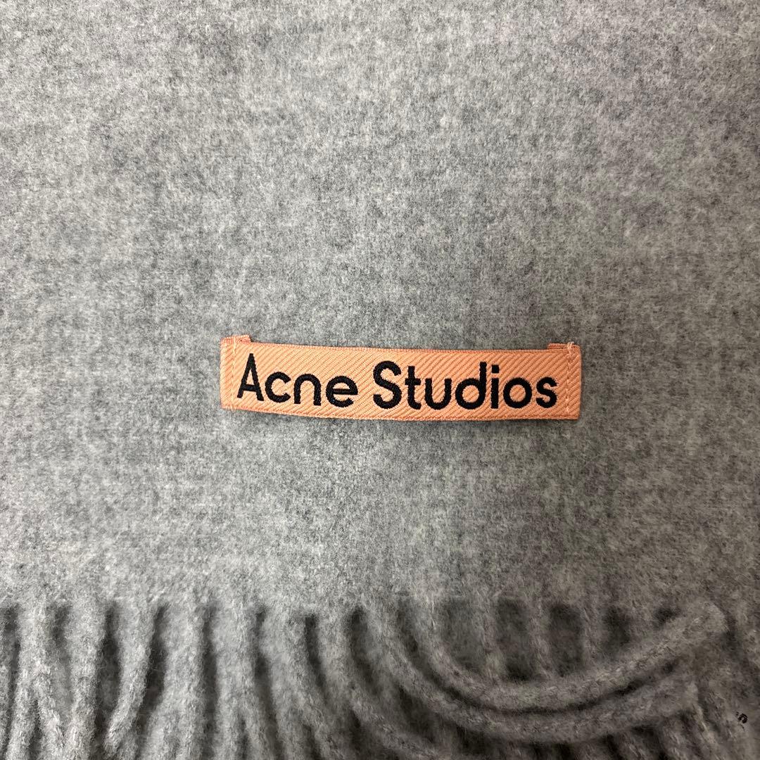 Acne Studios グレー マフラー 新品タグ付き