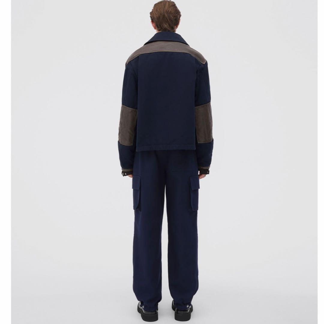 BOTTEGA VENETA ボッテガヴェネタ コットン レザー ジャケット