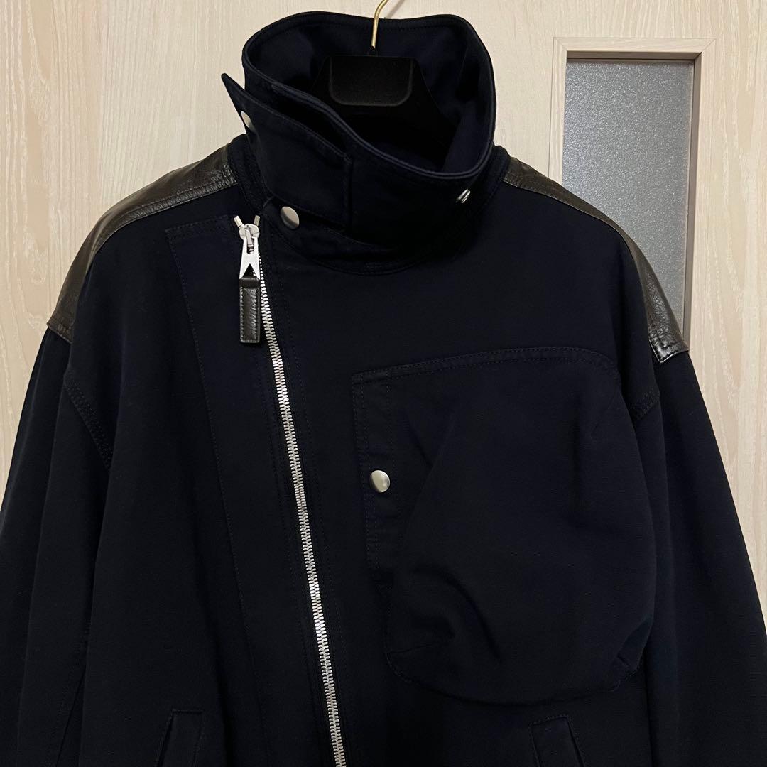 BOTTEGA VENETA ボッテガヴェネタ コットン レザー ジャケット