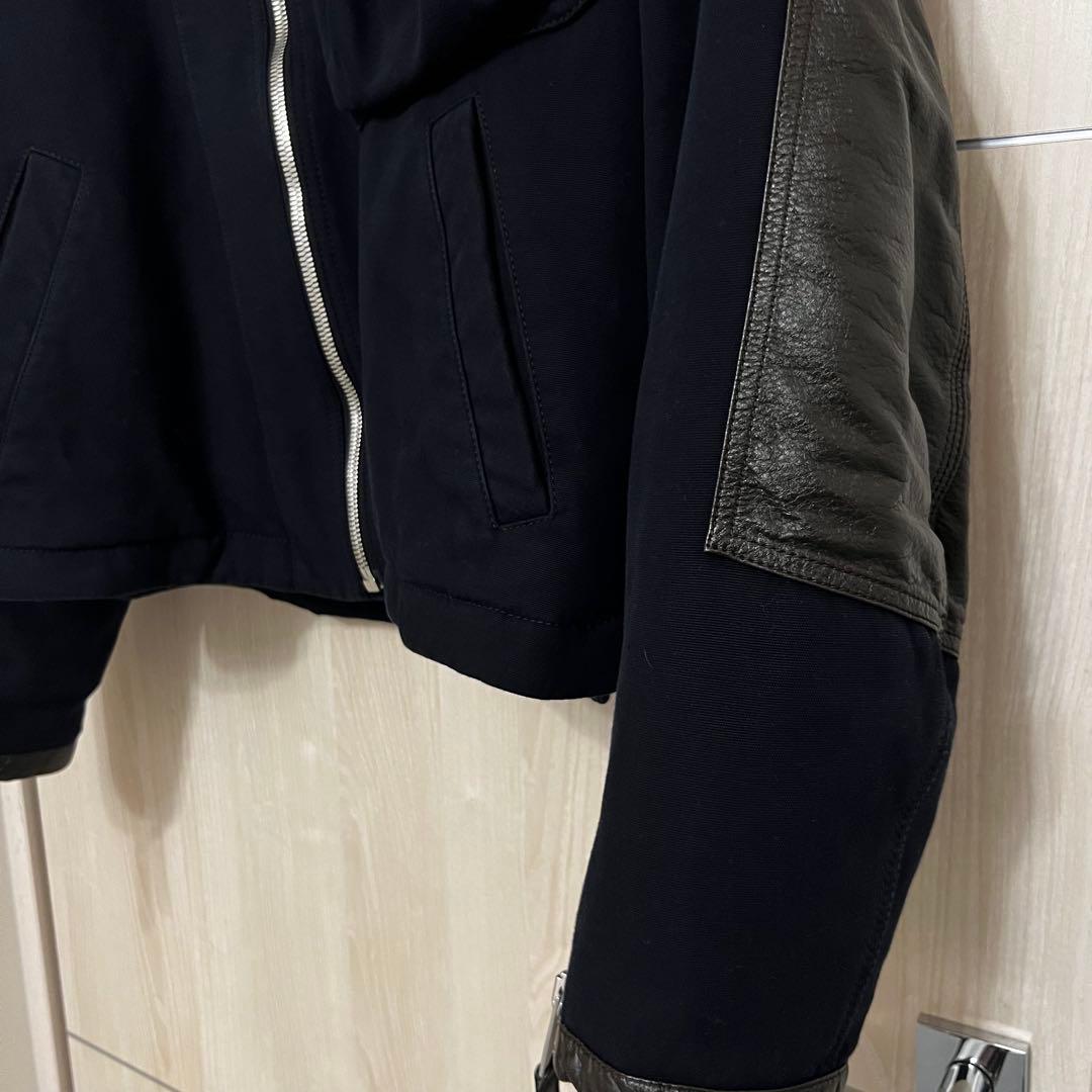 BOTTEGA VENETA ボッテガヴェネタ コットン レザー ジャケット