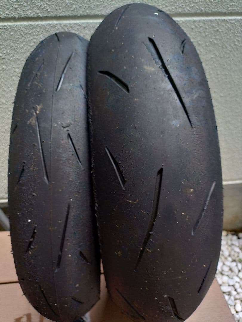 ダンロップ　α-13SP H F110/R150 前後セット 30分使用