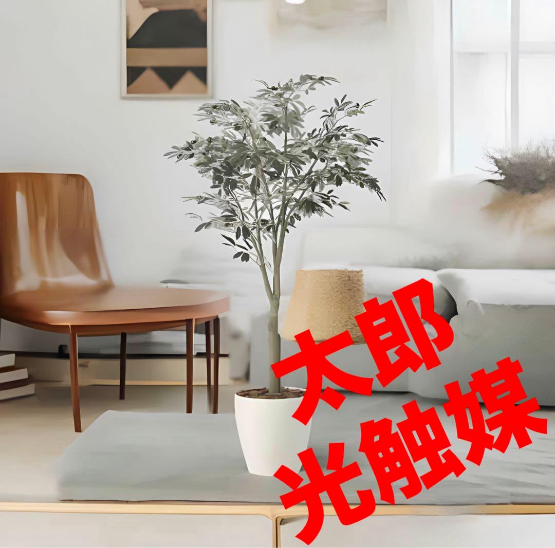 光触媒　人工観葉植物　ウォールグリーン　フェイクグリーン　オリーブツリー1.85