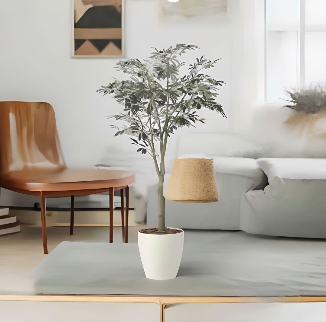 光触媒　人工観葉植物　ウォールグリーン　フェイクグリーン　オリーブツリー1.85