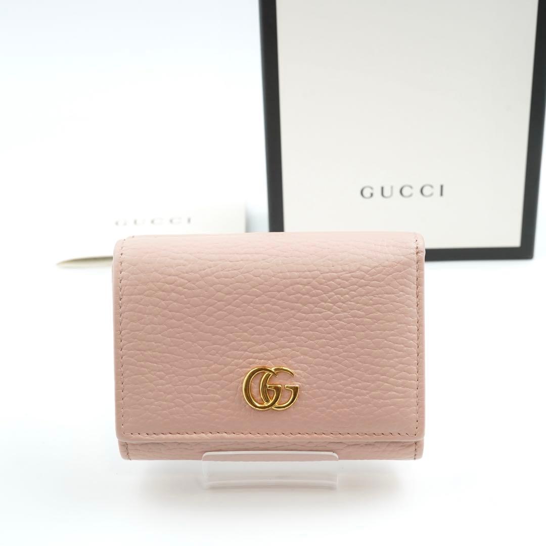 ✨新品未使用✨　GUCCI ミニ財布　GGライン　GG柄　マーモント