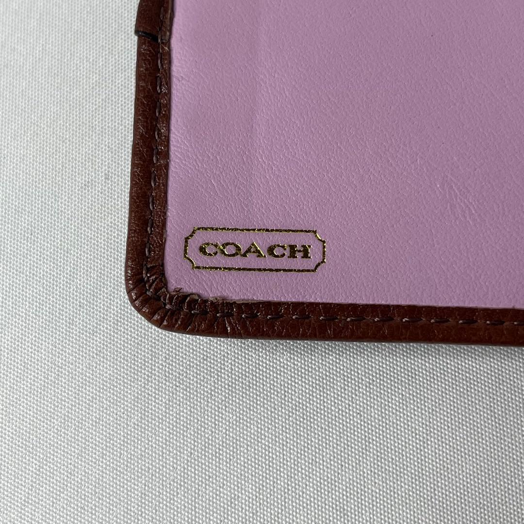 90s/OLD COACH/オールドコーチ/二つ折り財布/馬車ロゴ/本革