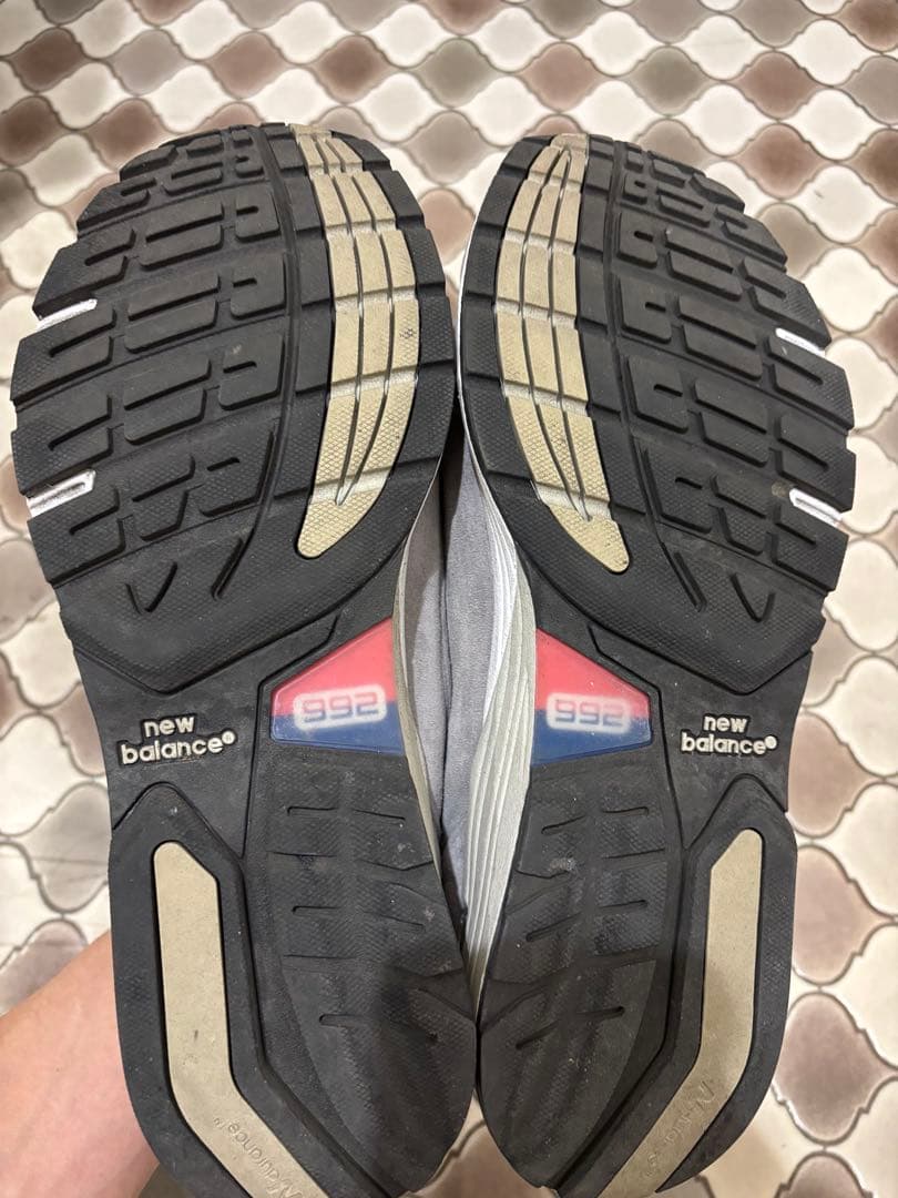 【インソール付き】NEW BALANCE 992 U992GY 26センチ