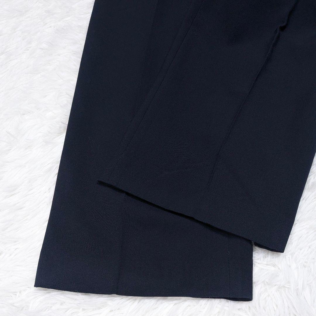 グリーンレーベルリラクシング ダブルクロスパンツスーツ ネイビー 38 洗える