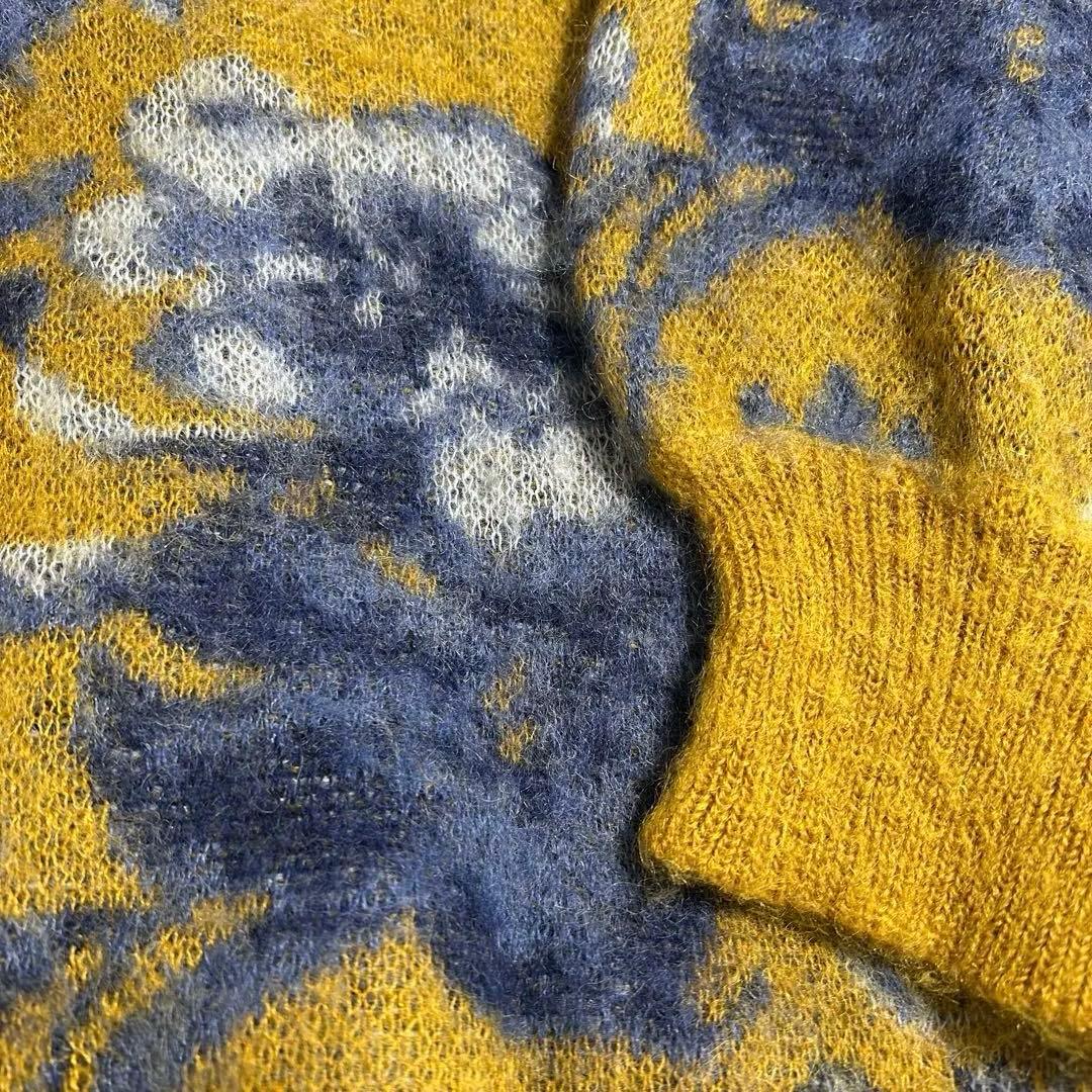 Ameri vintage 花柄ニット カーディガン