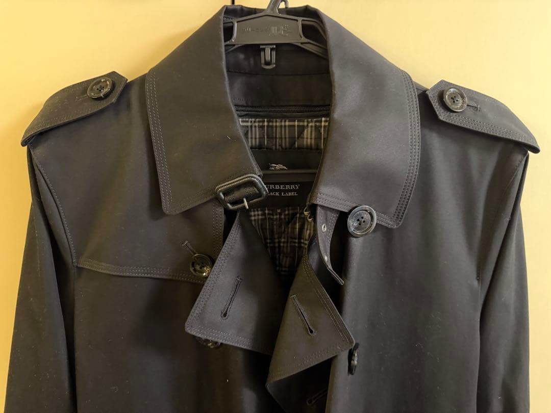 レア BURBERRY BLACK LABEL トレンチコート バーバリー M