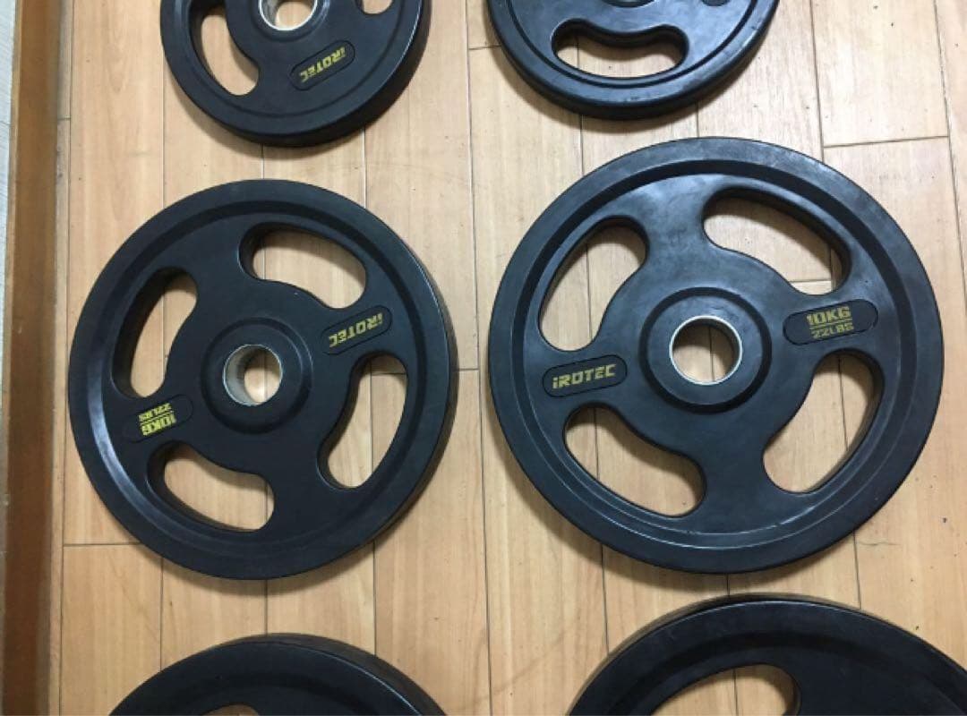 iROTECオリンピックプレートセット 計67.5Kg