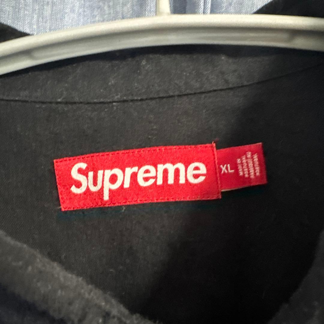 SUPREME 2024fw ルーズフィット　フランネル　オクフォードシャツ