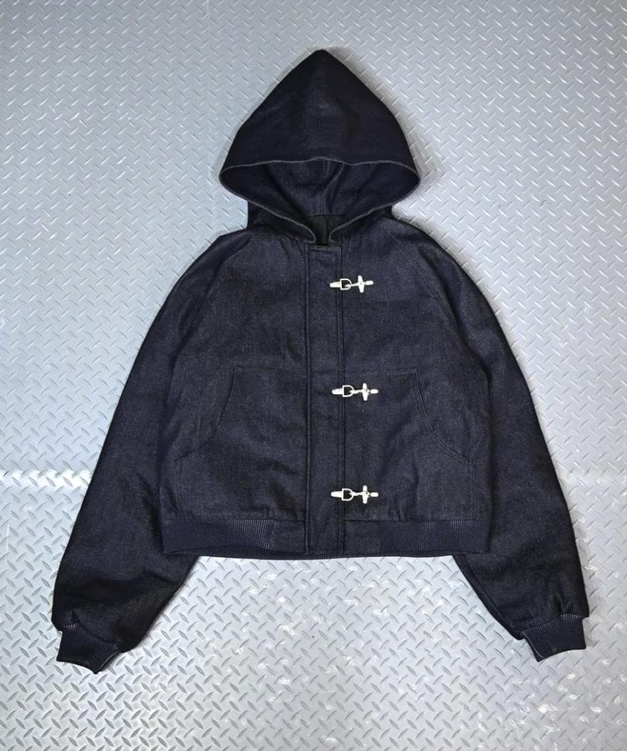 【SALE】L2089トグルフックリジットアクティブジャケットL navy地底人