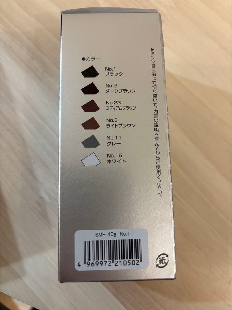 SMHスーパーミリオンヘアーブラック大容量　40g 3個セット