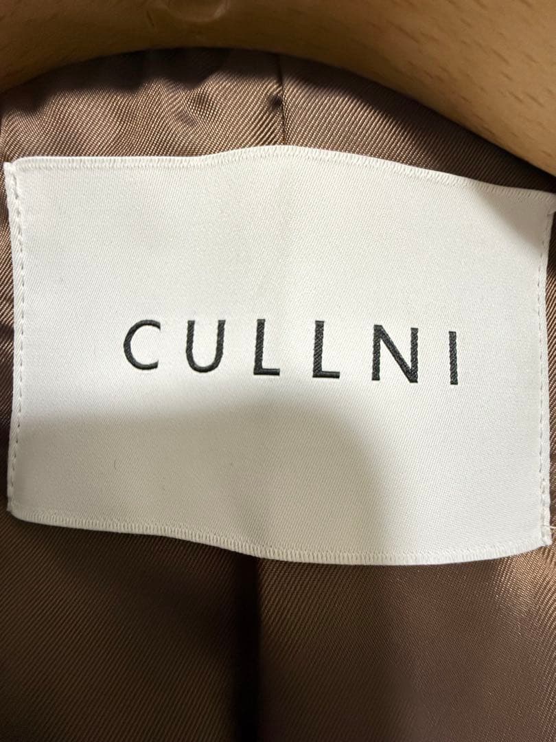 cullni コート　チェック柄