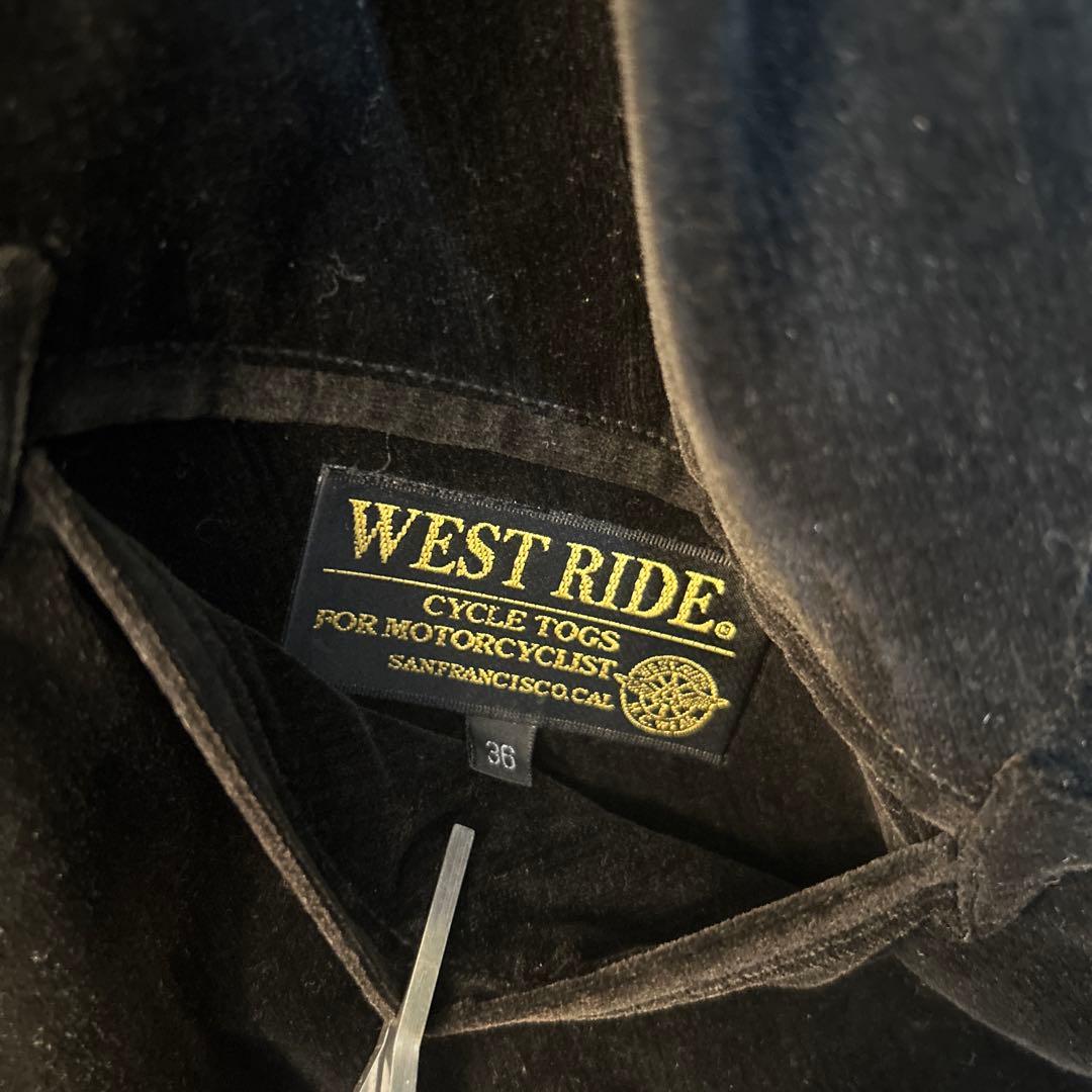 ウエストライド WESTRIDE 黒 両面スカジャン中綿入 サイズ36USED