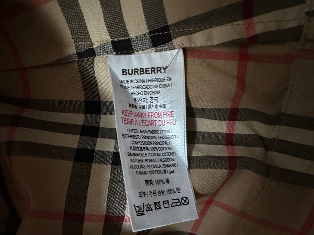 て*ん様 BURBERRY チェック柄 ワンピース 116cm