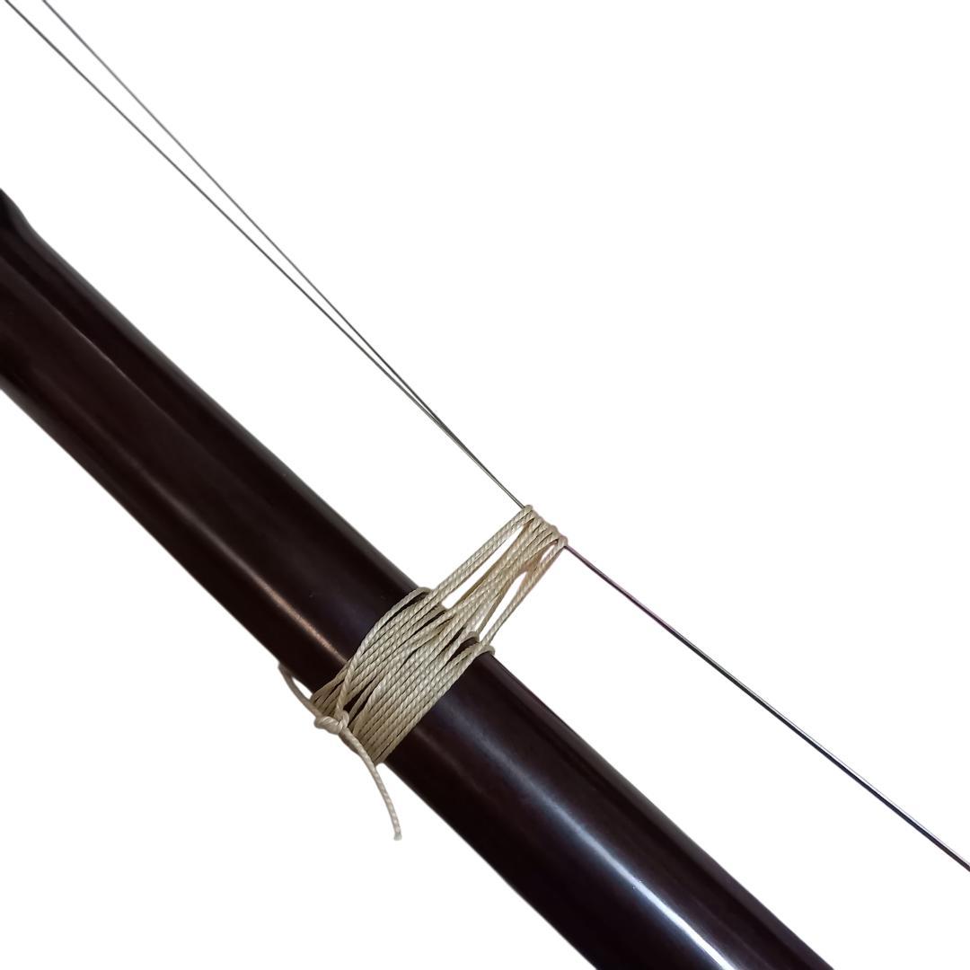 即日配送★ 中国楽器 二胡 胡弓 虎丘 六角胴 蛇皮 ハードケース付き