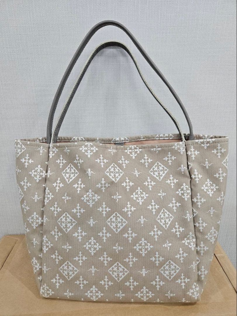 russet 幾何学模様トートバッグ
