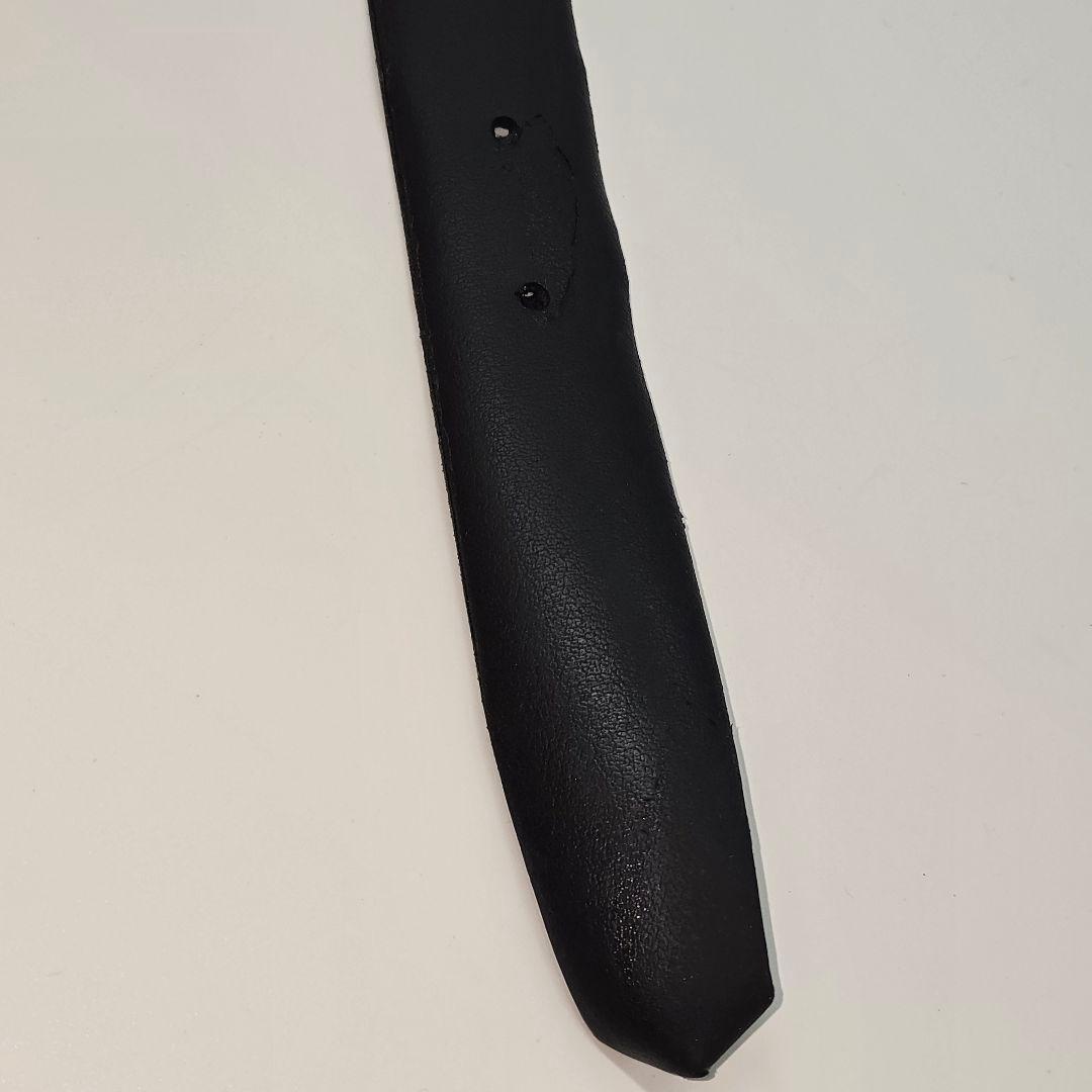 鑑定済　サンチュールネオグラムベルト　85センチ M6058　ブラックレザー