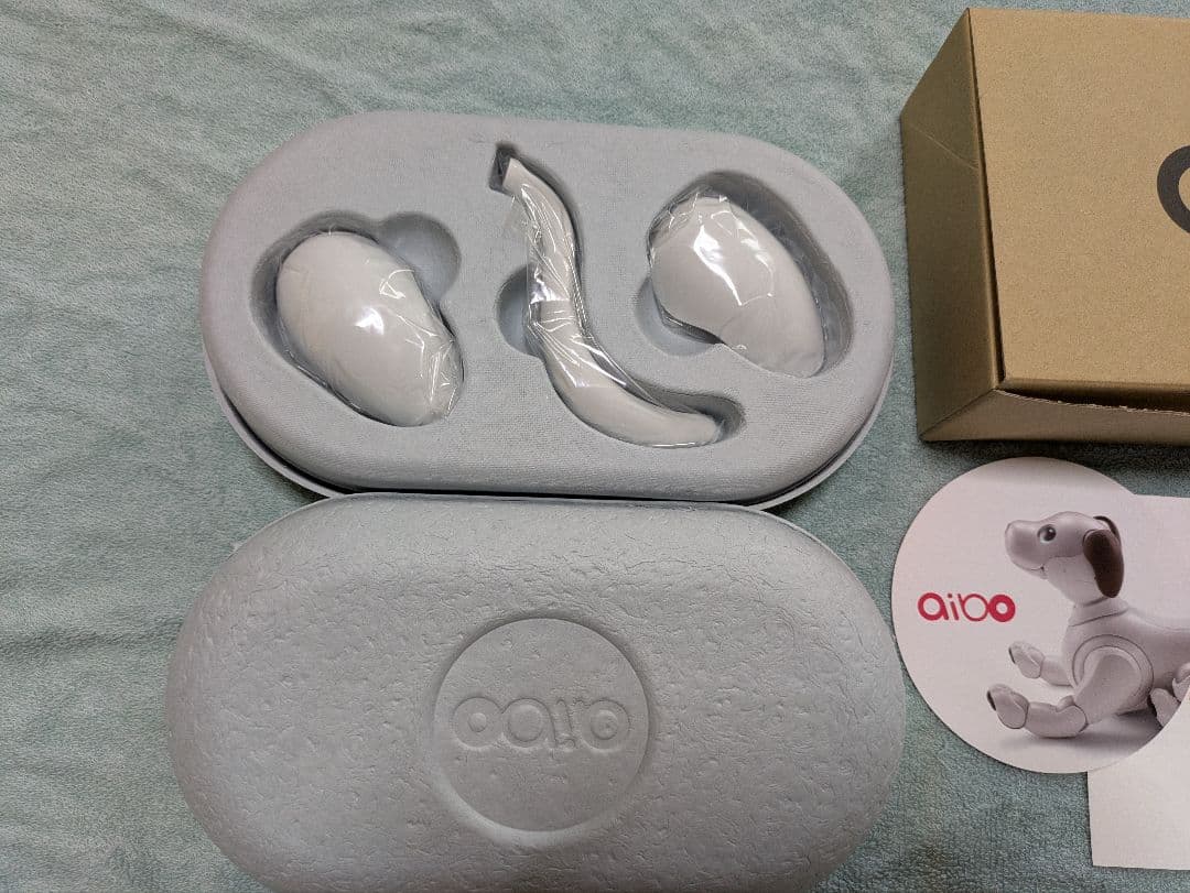 未使用 aibo 耳 & しっぽ ユキ （ホワイト）