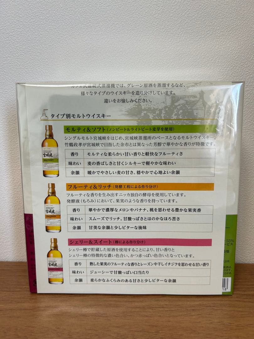 【送料込み‼️】ニッカウイスキー 鶴&宮城峡蒸溜所限定ボトル３本