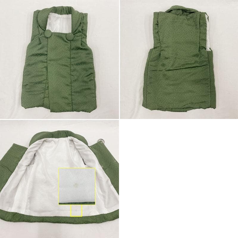 509ab12着物のみ◎七五三 三歳 男の子 セミアンティーク着物&被布 レトロ