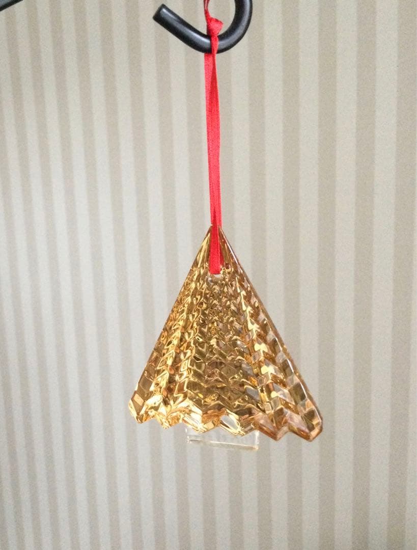 Baccarat クリスマスオーナメント 2022 ゴールドクリスマスツリー型