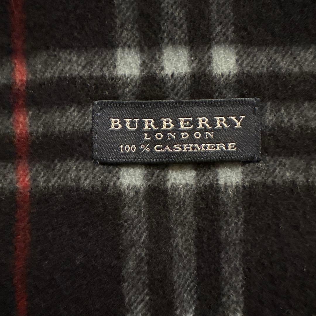 【新品・未使用】BURBERRY 100% CASHMERE マフラー