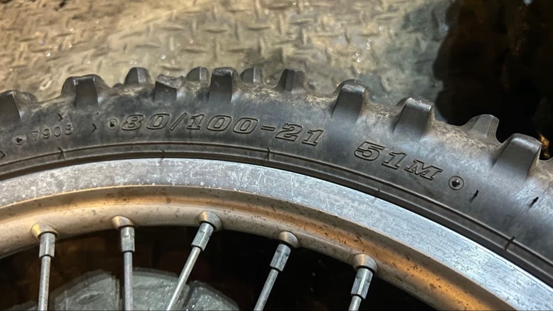 klx250ホイール　dトラ250 オフホイ