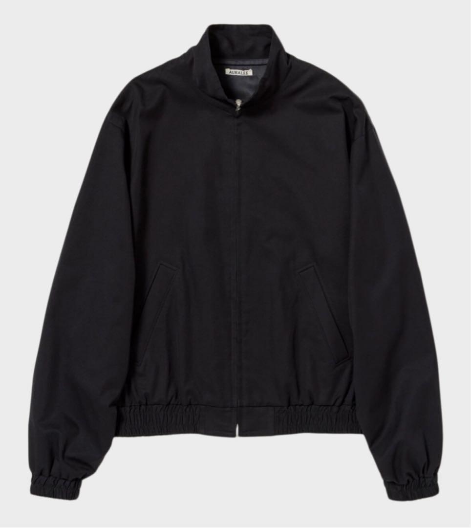 ジャケット・アウター AURALEE WASHED FINX SILKCHAMBRAY BLOUSON