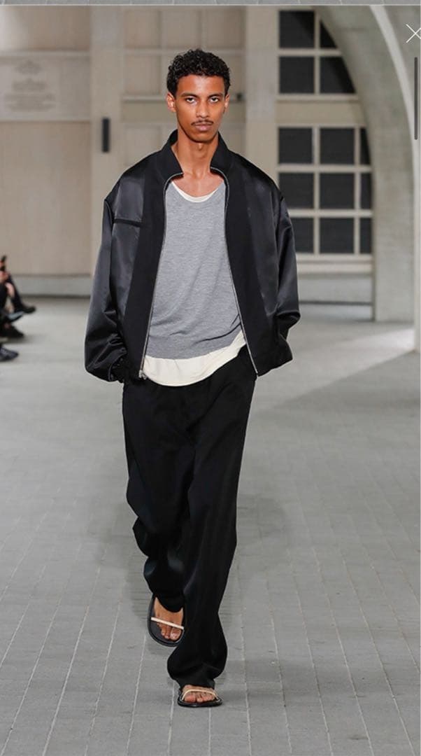 ジャケット・アウター AURALEE WASHED FINX SILKCHAMBRAY BLOUSON