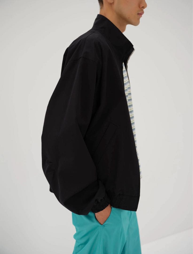 ジャケット・アウター AURALEE WASHED FINX SILKCHAMBRAY BLOUSON