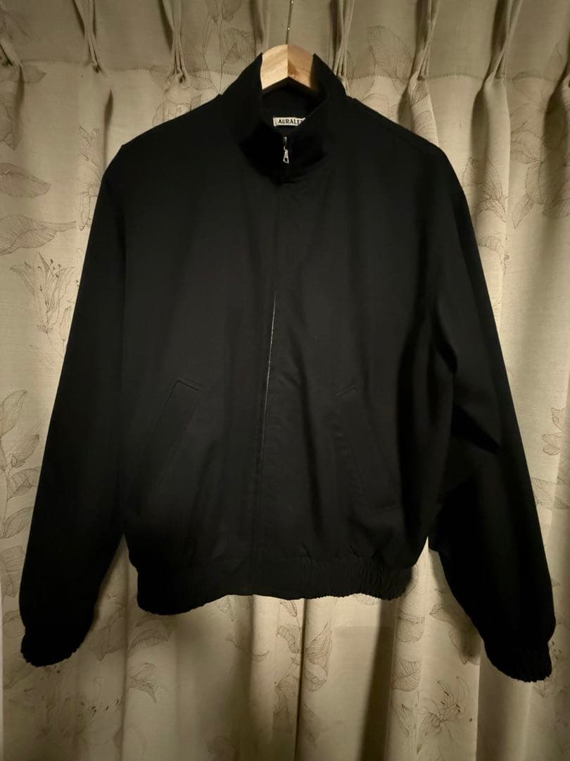 ジャケット・アウター AURALEE WASHED FINX SILKCHAMBRAY BLOUSON
