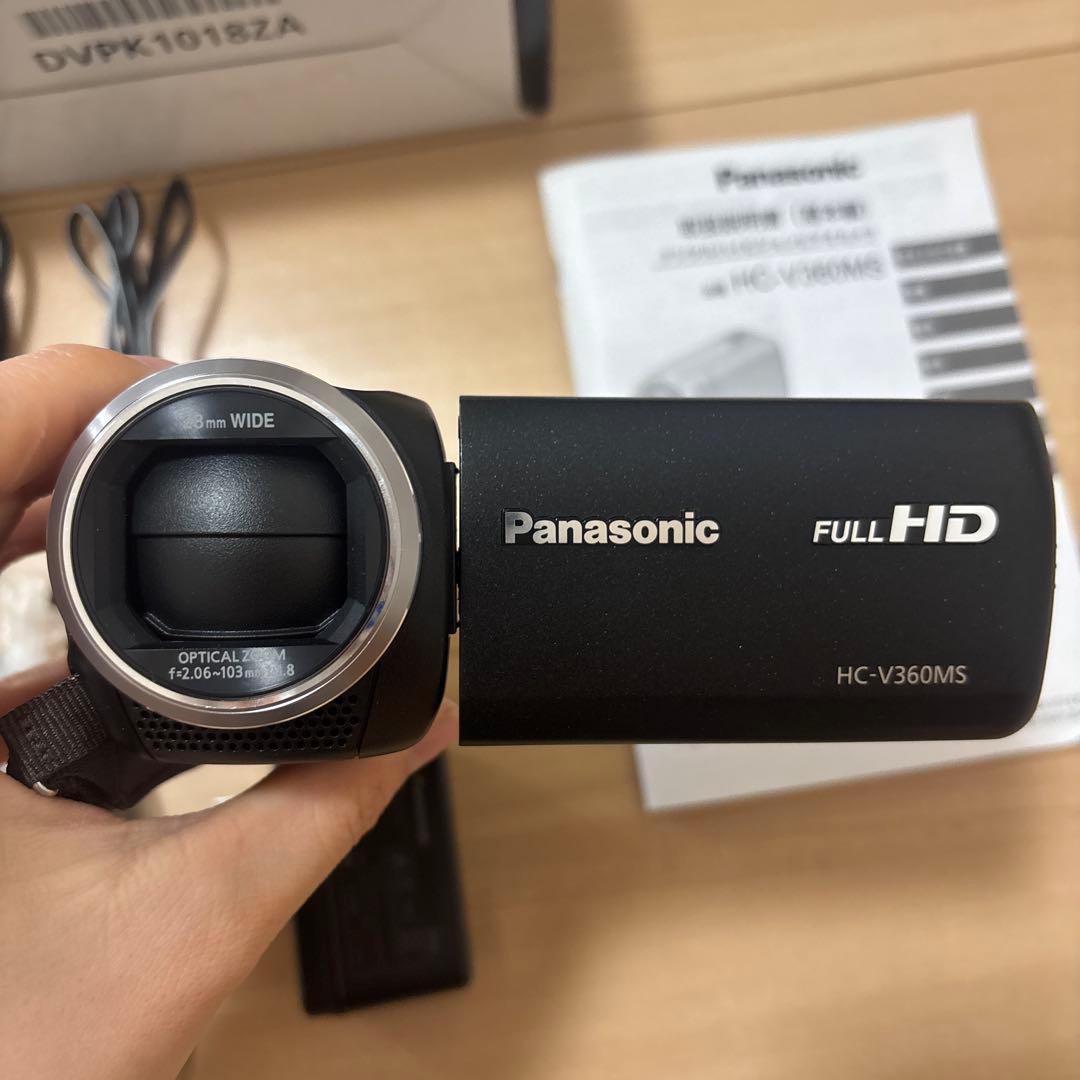 (美品)Panasonic HC-V360MS ハイビジョン フルHD