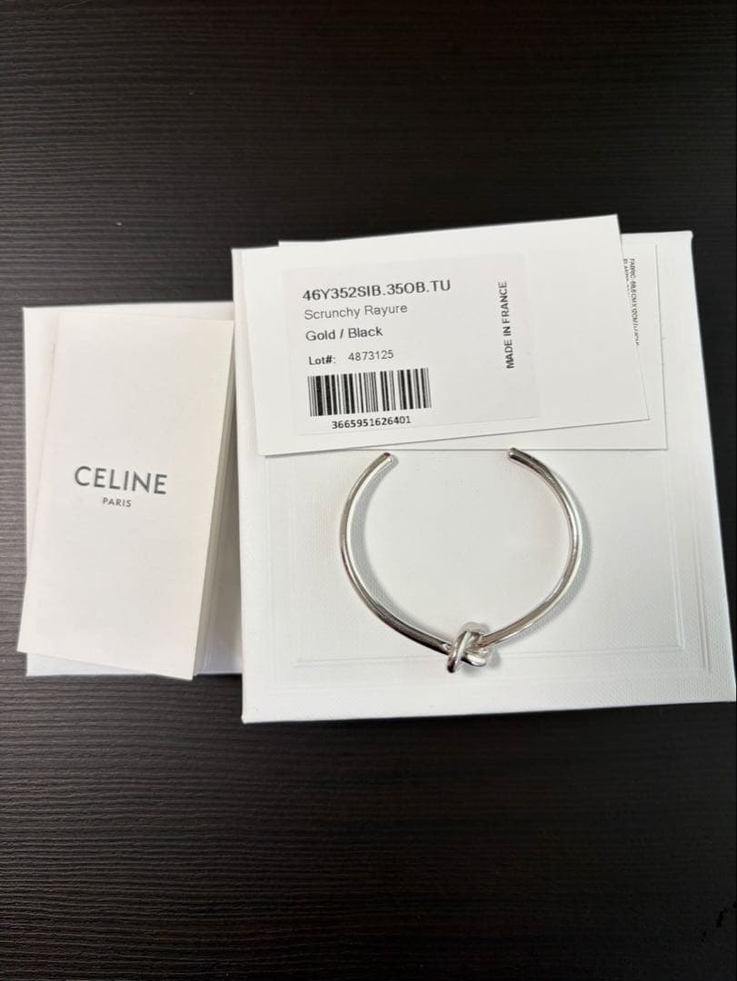 Wear lifeCELINE セリーヌ　ロジウムフィニッシュブラス