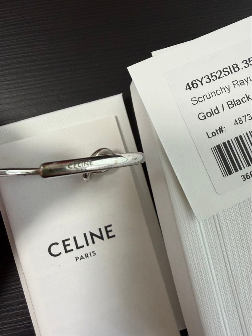 Wear lifeCELINE セリーヌ　ロジウムフィニッシュブラス