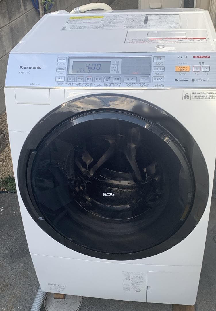 美品 パナソニックドラム式洗濯乾燥機 洗濯11㎏/乾燥6㎏ NA-SVX870L