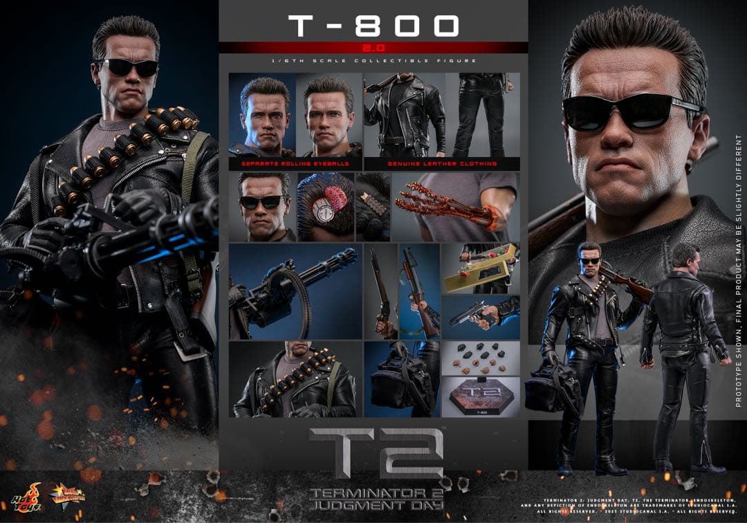 T-800 ターミネーター2 ホットトイズ