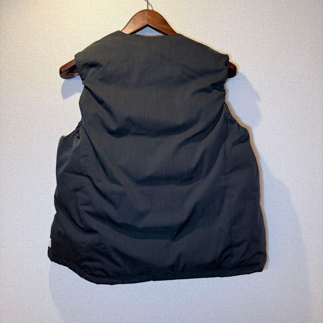 NANGA ヒノックリップストップインナーダウンベスト XL