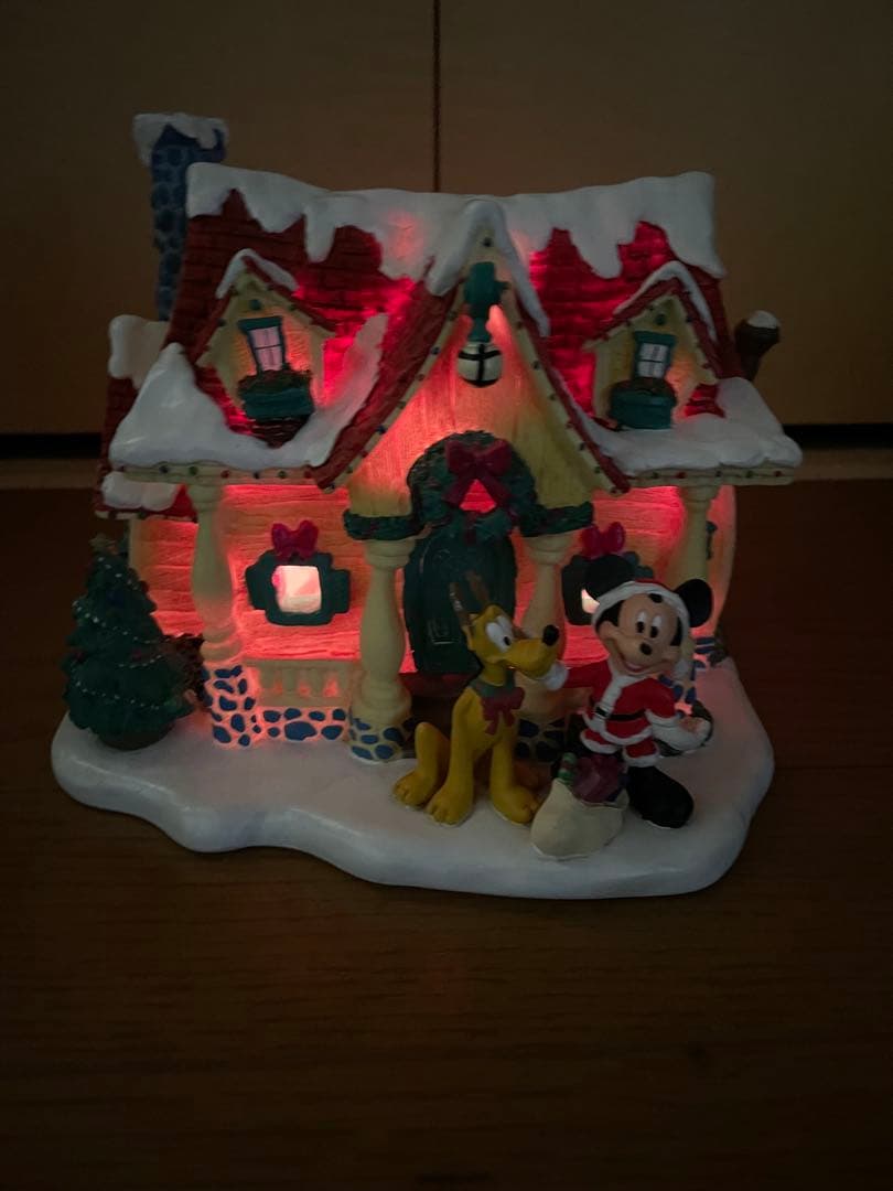 ミッキーとプルートのクリスマス飾り