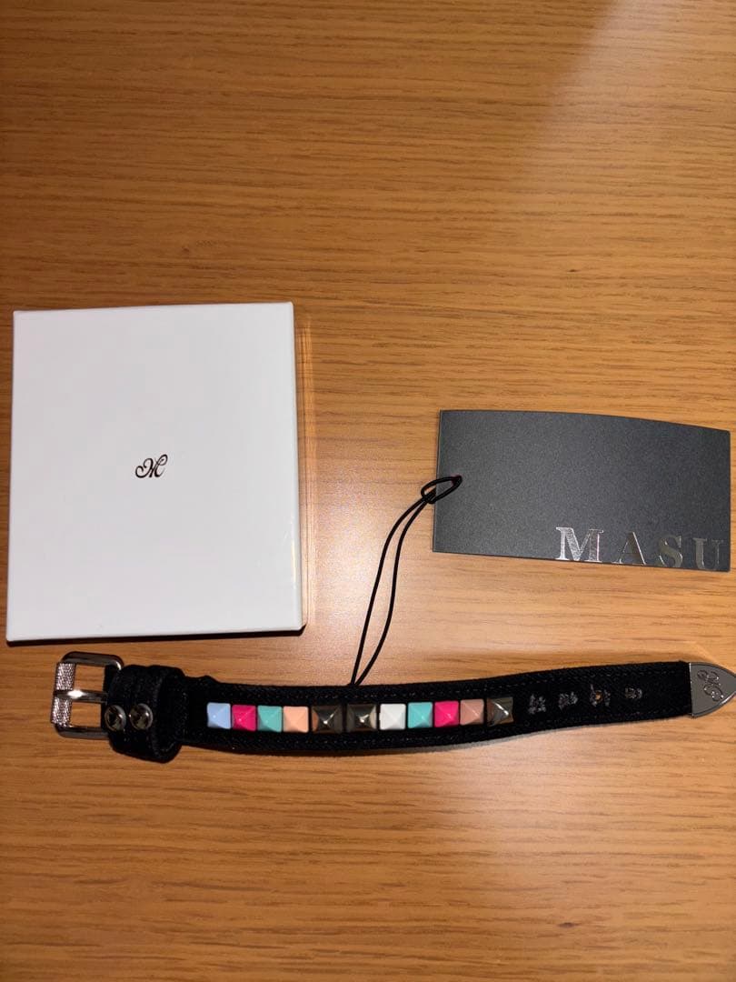 MASU CANDY STUDS BRACELET ブラック