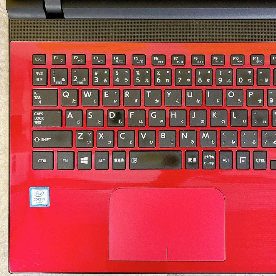 ｉ5✨おしゃれな赤❣新品SSD✨Win11カメラ付き 薄型 ブルーレイ フルHD