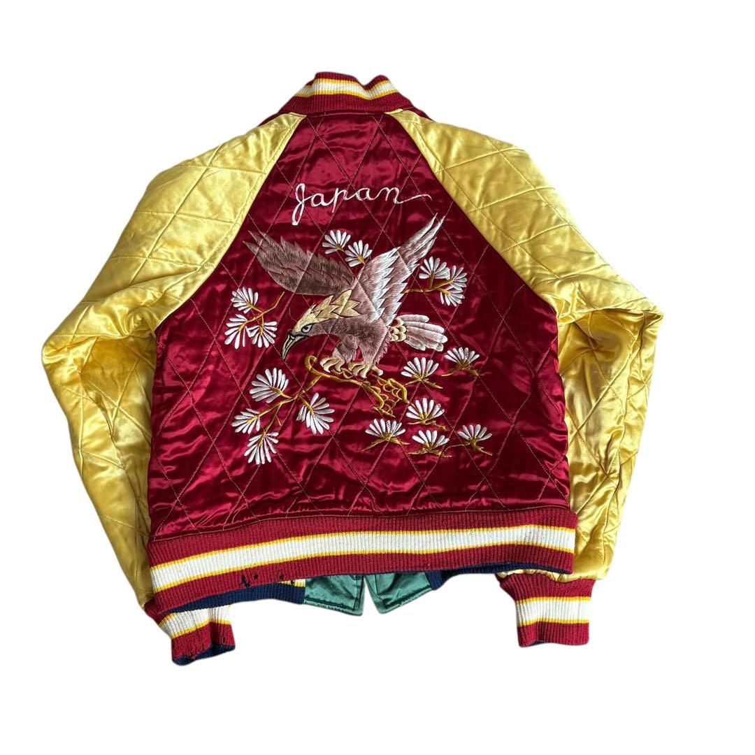 Special souvenir jacket スカジャン 両面 襤褸