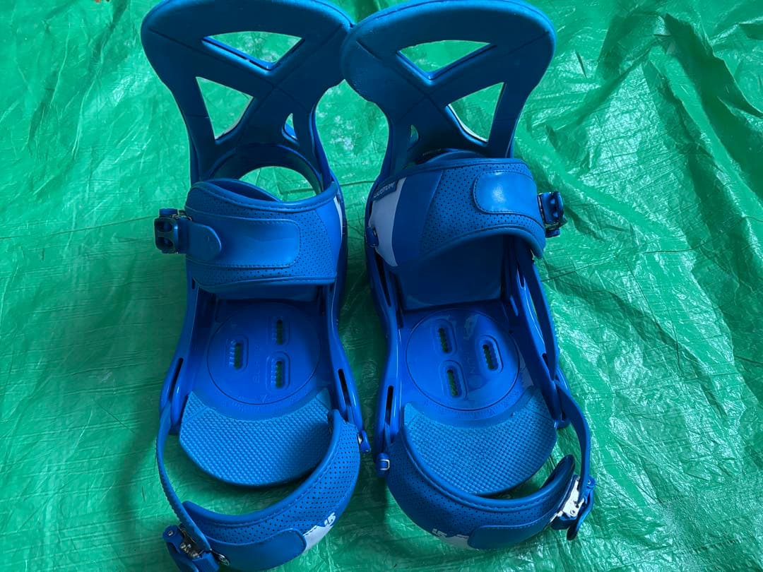 Burton スノーボードビンディング 青