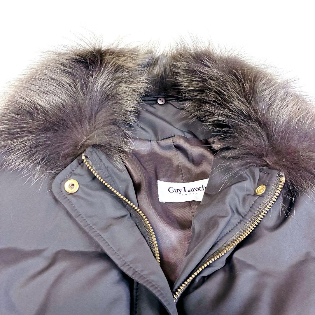 【新品未使用】Guy Laroche ブルーフォックス ダウンジャケット