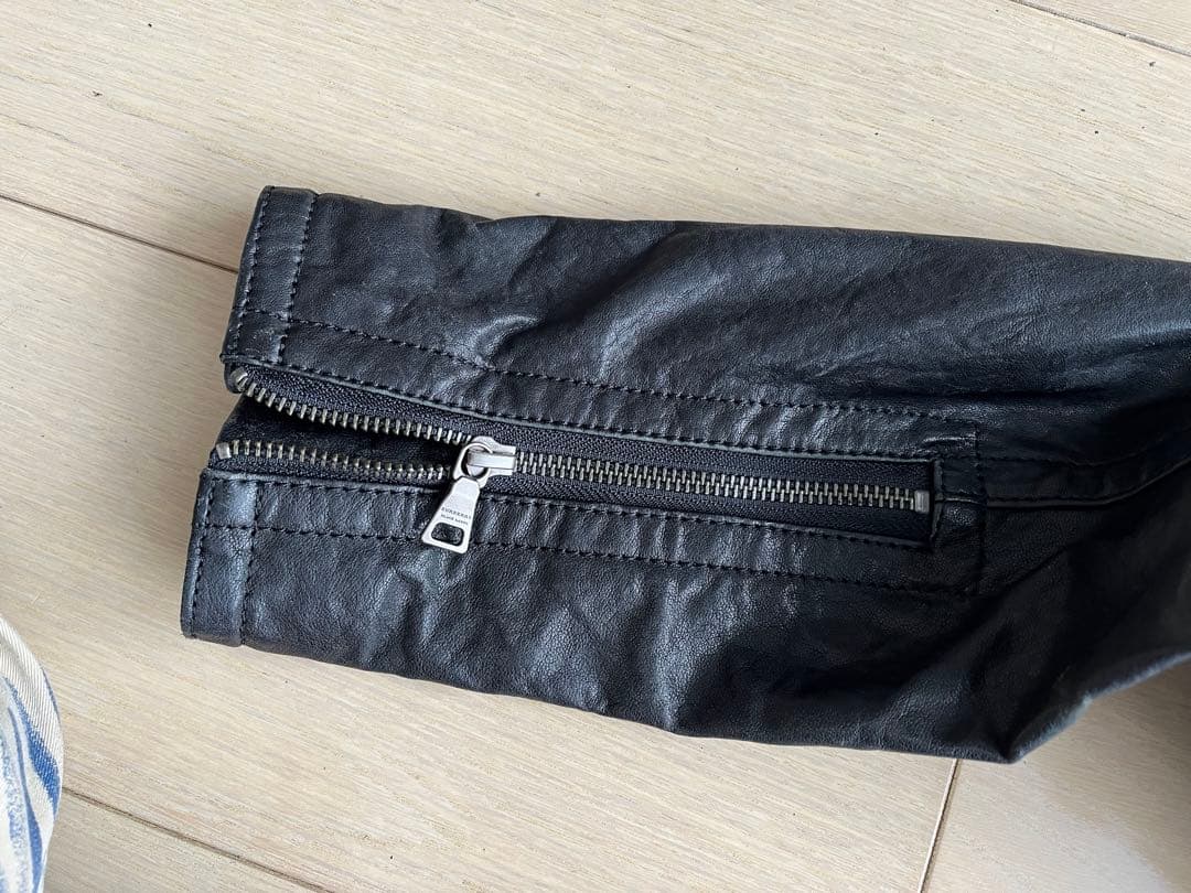 BURBERRY 2way レザー　ライダースジャケット Mサイズ